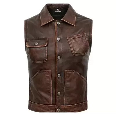 Leather Waist Coats